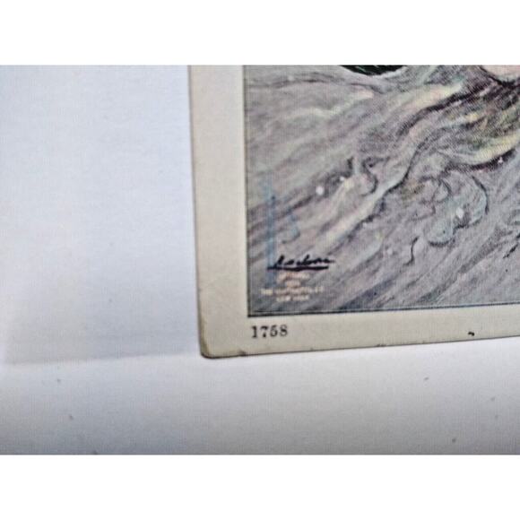 Santa Claus Christmas Postcard Fantasy Ullman St Nicks Head Mountain Beard 1906 - Picture 4 of 5